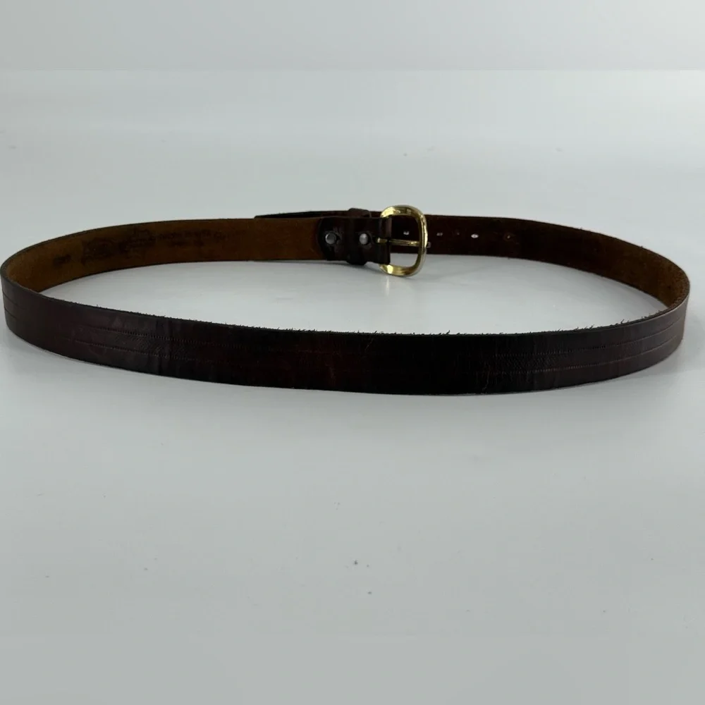 Vintage Men’s Brown Leather‎ Belt 42